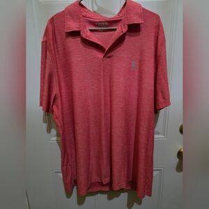 Izod Men's Coral Heather Polo Shirt